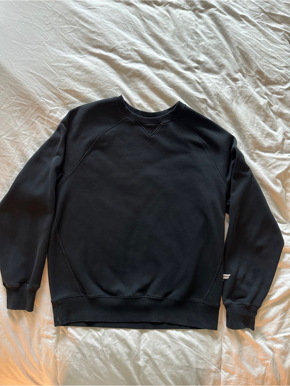 Men's Black Fabletics Crewneck Sweatshirt - Classic Pullover